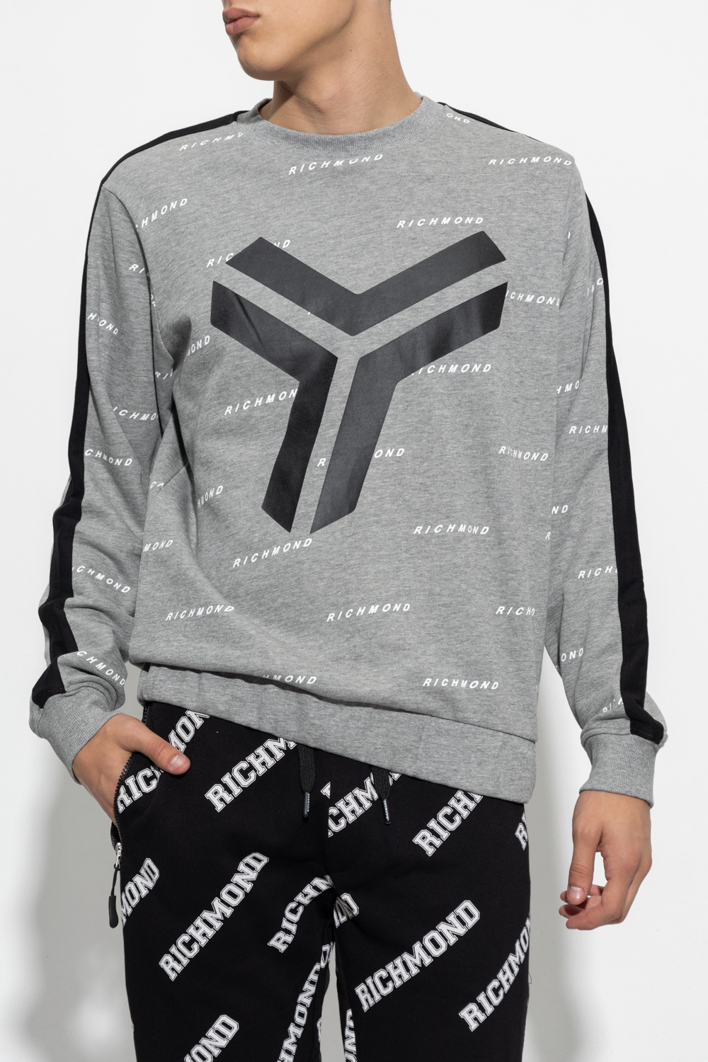 John Richmond KidSuper logo-print cotton hoodie