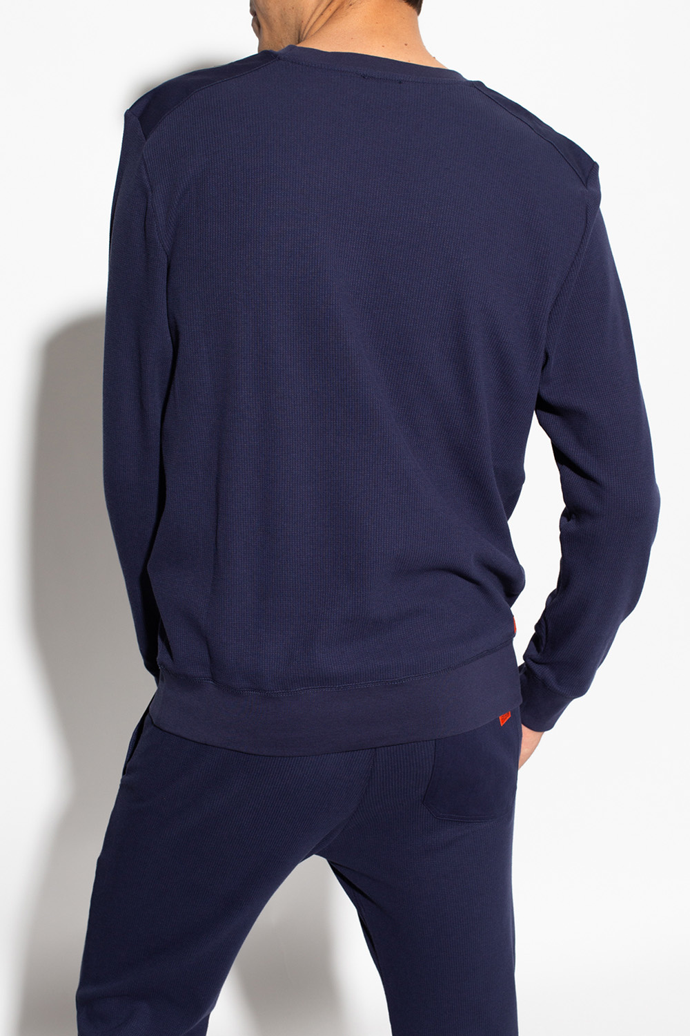 Diesel Champion ripstop sweatshirt in lilac