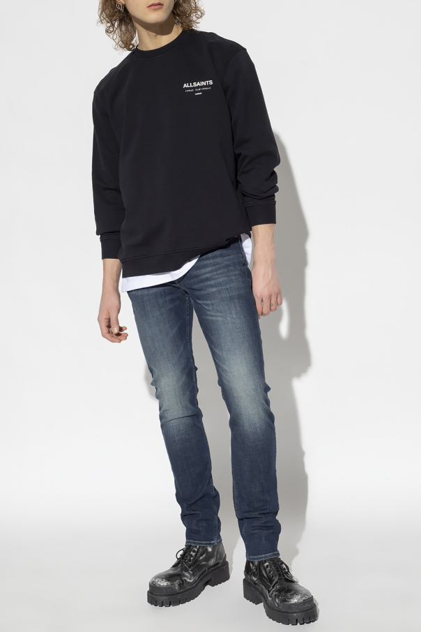 AllSaints ‘Underground’ Taille sweatshirt with logo