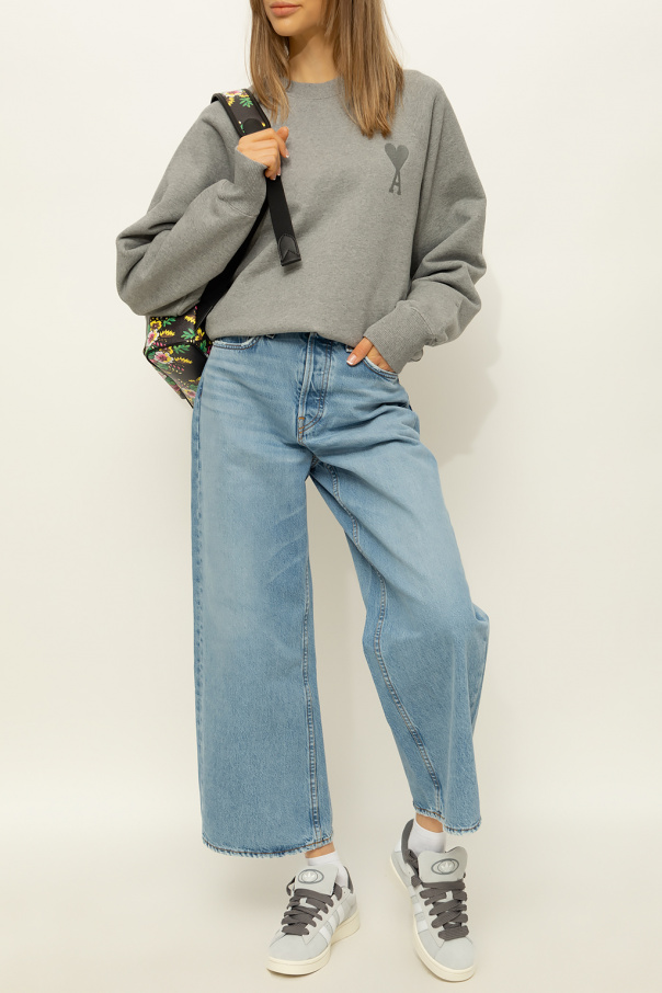 Ami Alexandre Mattiussi Boy Regular Fit Printed Sweatshirt & Sweatpants Set