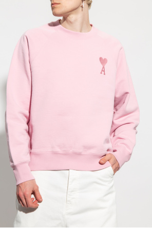 stripe print knitted polo shirt Sweatshirt with logo