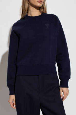 shearling collar bomber jacket Sweatshirt with Vogue