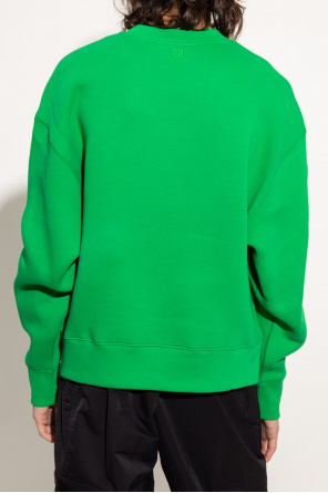 Ami Alexandre Mattiussi Geotic drawstring hoodie Verde