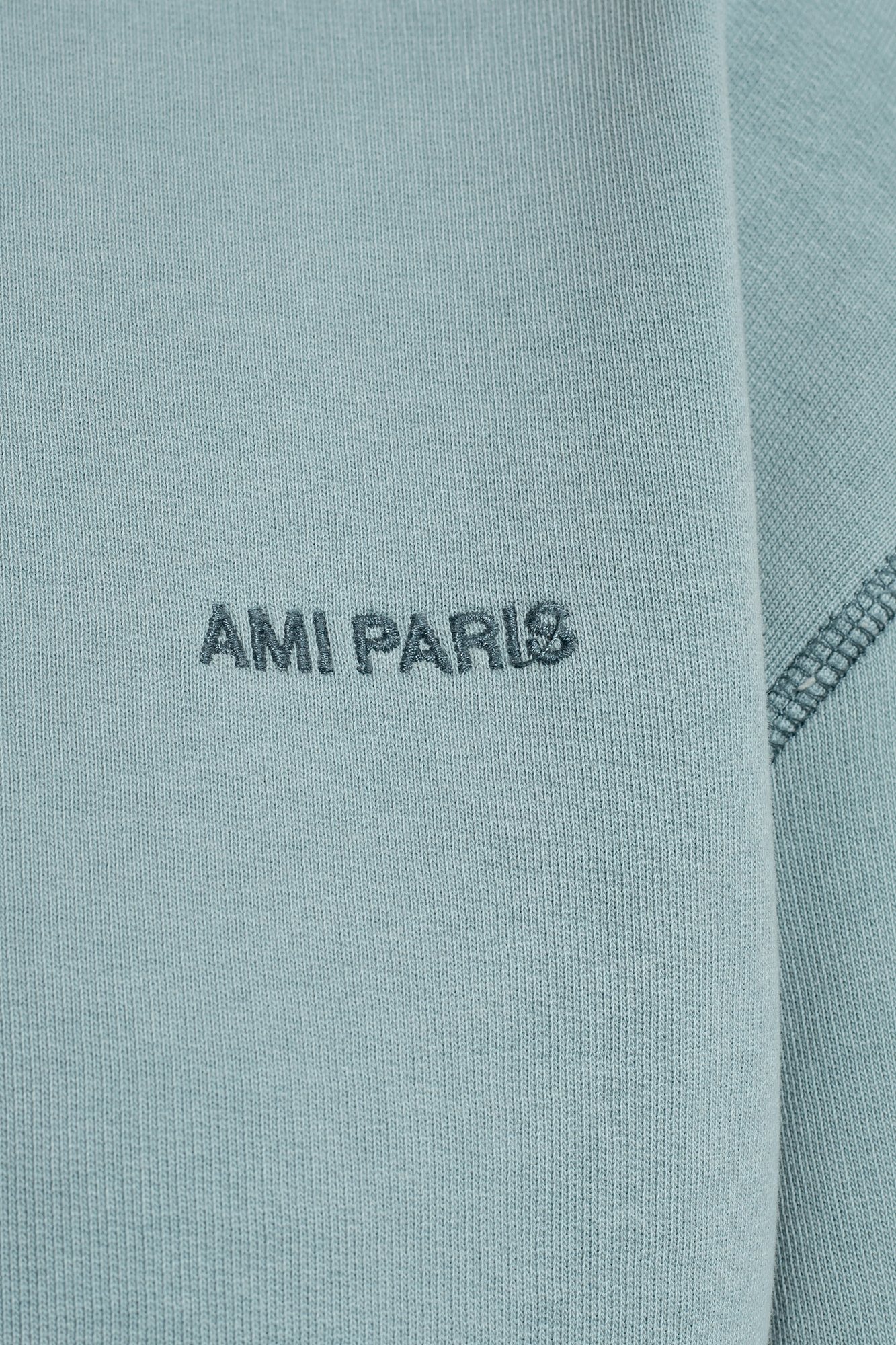 embroidered-logo cotton-blend polo shirt Sweatshirt with logo