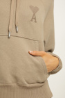 Ami Alexandre Mattiussi beige Embroidered hoodie