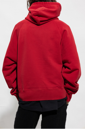 Philipp Plein Red Institutional Hoodie