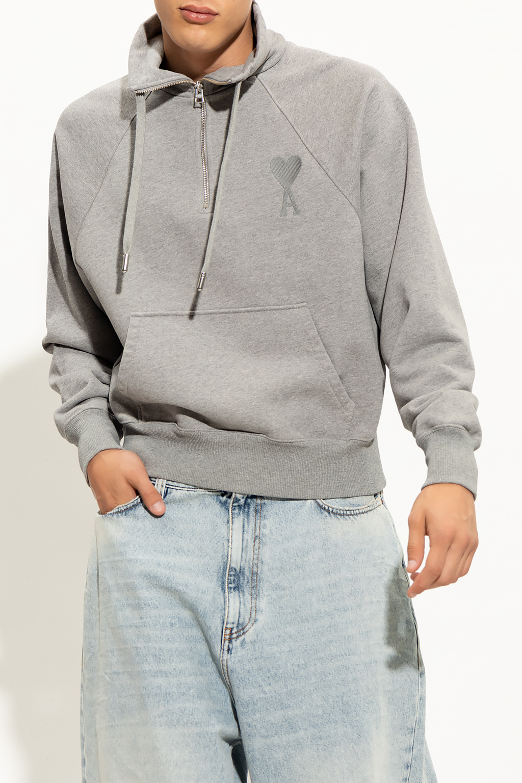 Ami Alexandre Mattiussi Sweatshirt with stand collar