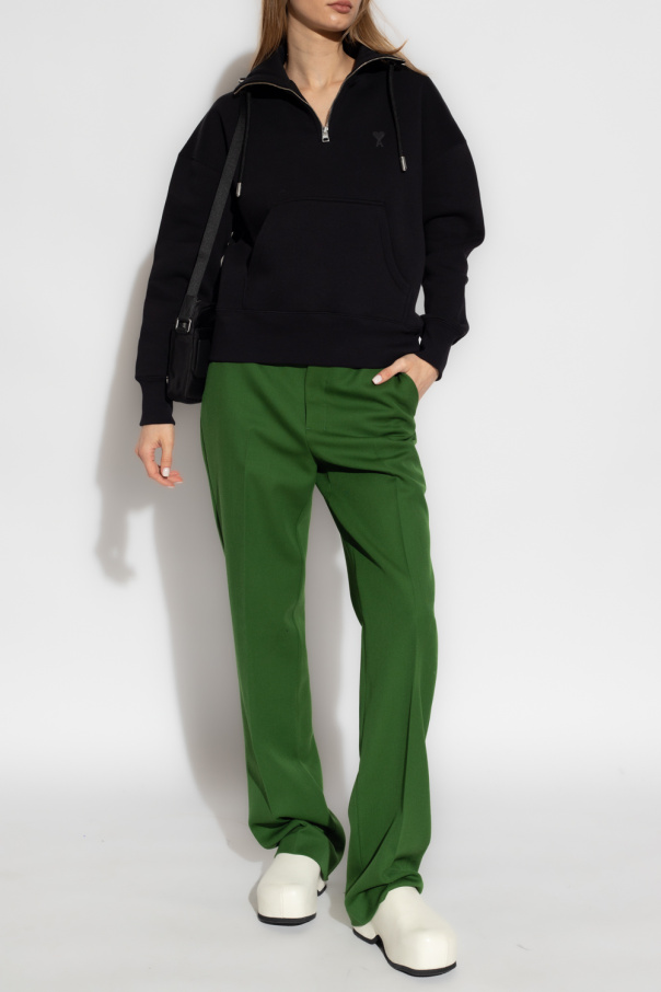 Ami Alexandre Mattiussi Sweatshirt with stand collar