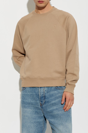 Ami Alexandre Mattiussi Sudadera de algodón con cuello redondo