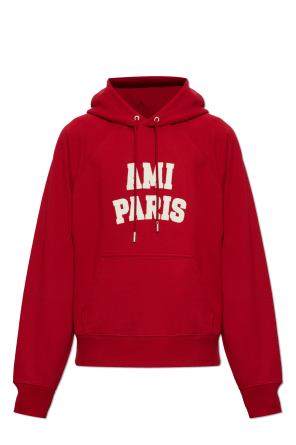 Sudadera de algodón con logo cosido