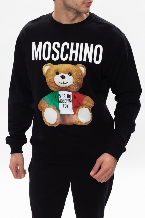 moschino bear sweatshirt mens