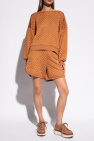 AllSaints ORANGE ‘Vela’ quilted sweatshirt