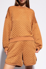 AllSaints ORANGE ‘Vela’ quilted sweatshirt