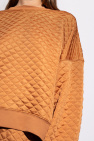 AllSaints ORANGE ‘Vela’ quilted sweatshirt