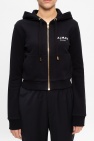 balmain off Zip-up hoodie