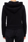 balmain off Zip-up hoodie