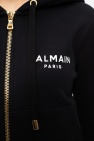 balmain off Zip-up hoodie