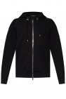 Balmain Mans White And Black Coated Fabric Jacket