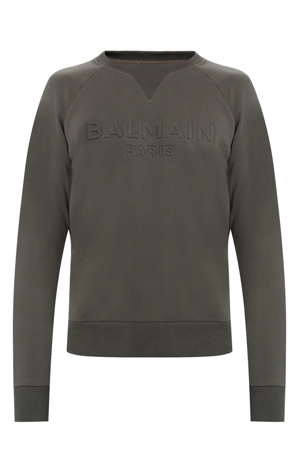 Balmain Balmain Kids logo-embroidered jumper