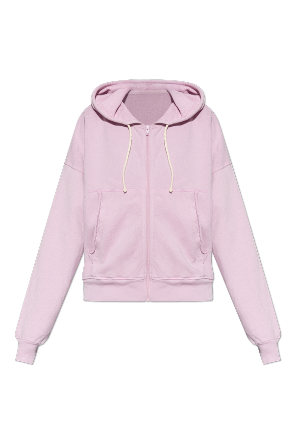 American Vintage Cotton hooded zip-up sweatshirt