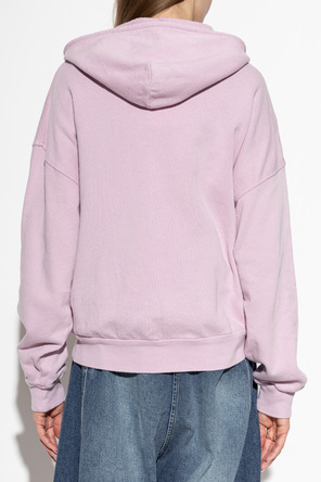 American Vintage Cotton hooded zip-up sweatshirt