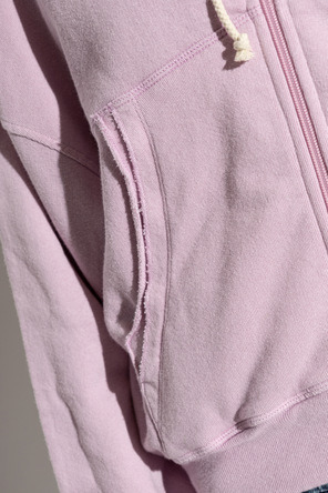American Vintage Cotton hooded zip-up sweatshirt