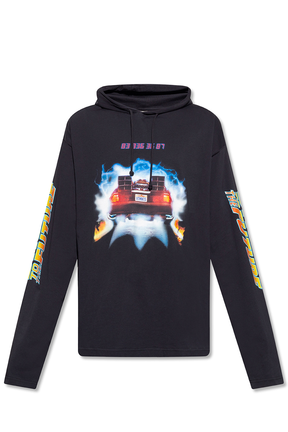 VTMNTS Hoodie with ‘Back to the Future’ print