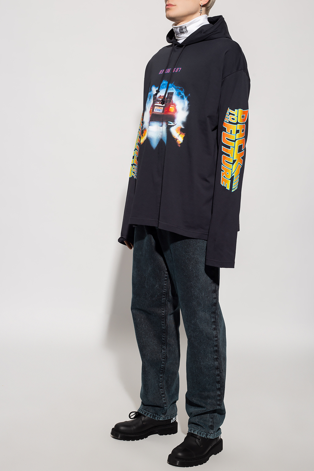 VTMNTS Hoodie with ‘Back to the Future’ print | Men's Clothing | Vitkac