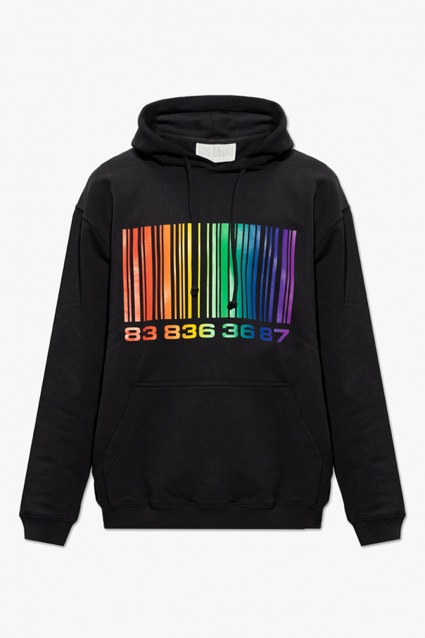 VTMNTS Hoodie with barcode print