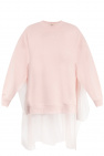 Red Valentino Sweatshirt with mesh