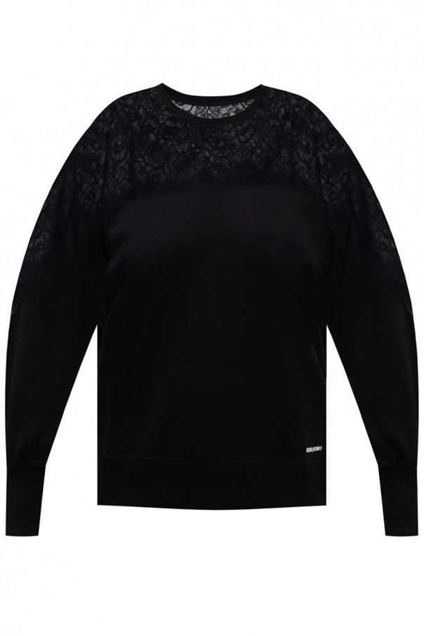 Red Valentino Sweatshirt with lace