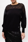 Red Valentino Sweatshirt with lace