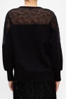 Red Valentino Sweatshirt with lace