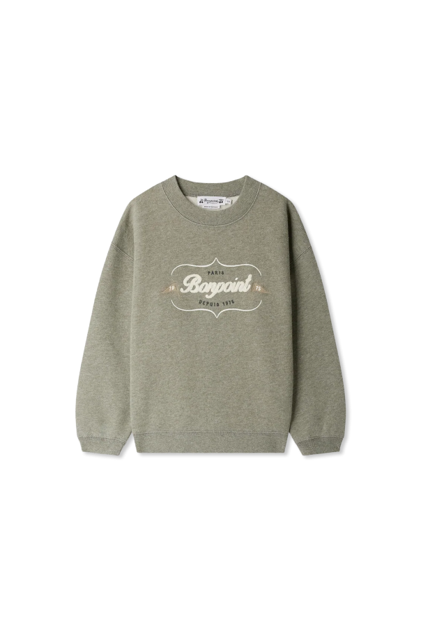 Sweatshirt with a raised logo od Bonpoint 