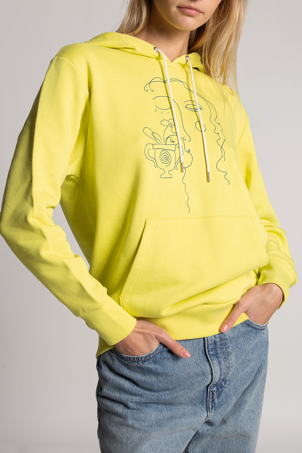 combination-logo print hoodie Printed hoodie