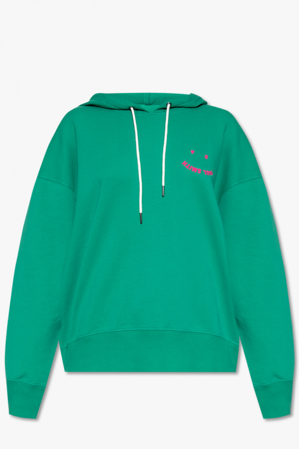 PS Paul Smith Alias embroidered-logo Tecnica hoodie