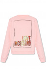 Love Moschino crewneck sweatshirt with logo