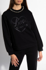 Love Moschino Sweatshirt with appliqués