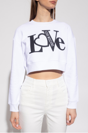 Love Moschino sweatshirt zipped with logo