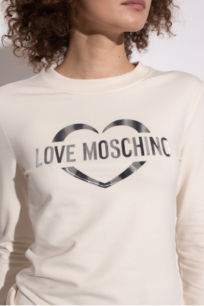 Love Moschino Petite classic poplin shirt in white