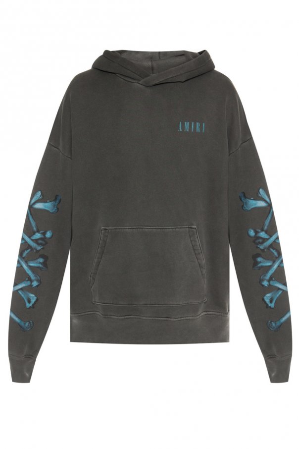 amiri printed hoodie