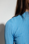 Bonpoint sun-print T-shirt Grau  Ribbed top