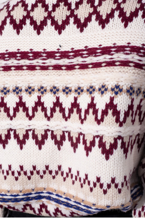 Let kabelstrik sweater  Patterned turtleneck sweater