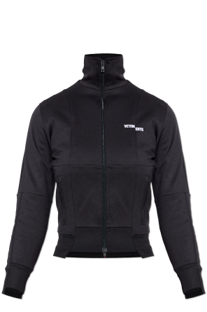 Sweatshirt with stand-up collar