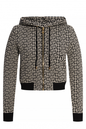 Balmain Argyle-pattern rollneck jumper