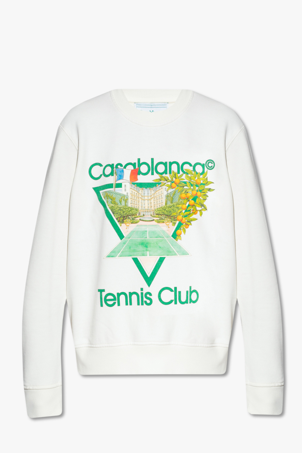 Casablanca zip-pockets sweatshirt with logo