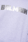 Balmain Balmain Kids TEEN studded-logo open-shoulder dress Pink