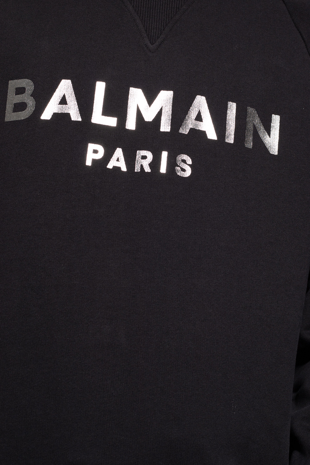 balmain Grey Logo-printed sweatshirt