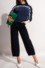 PROENZA SCHOULER SQUARE SHEARLING SANDALS Tie-dye sweatshirt