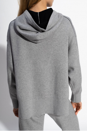 proenza leather Schouler White Label Hooded sweater